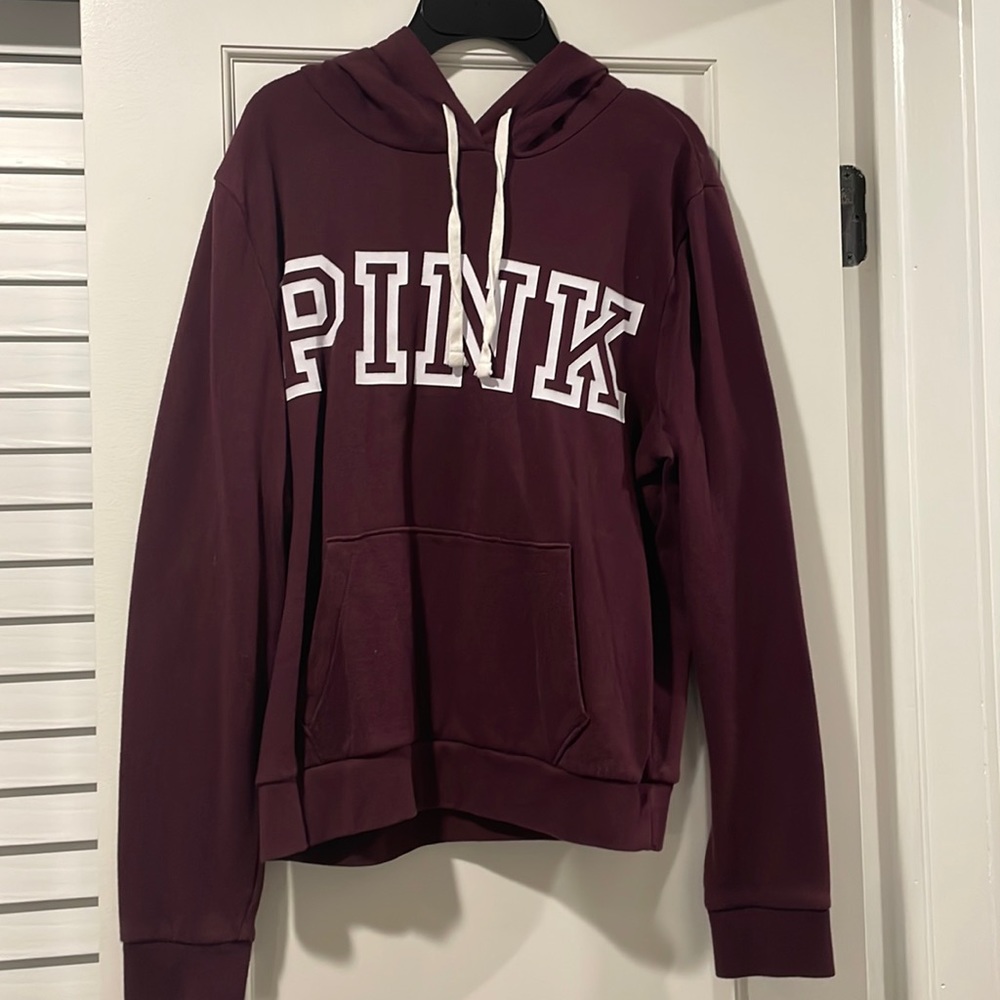 Victoria Secret PINK Burgundy Hoodie (Matching Pants for sale)